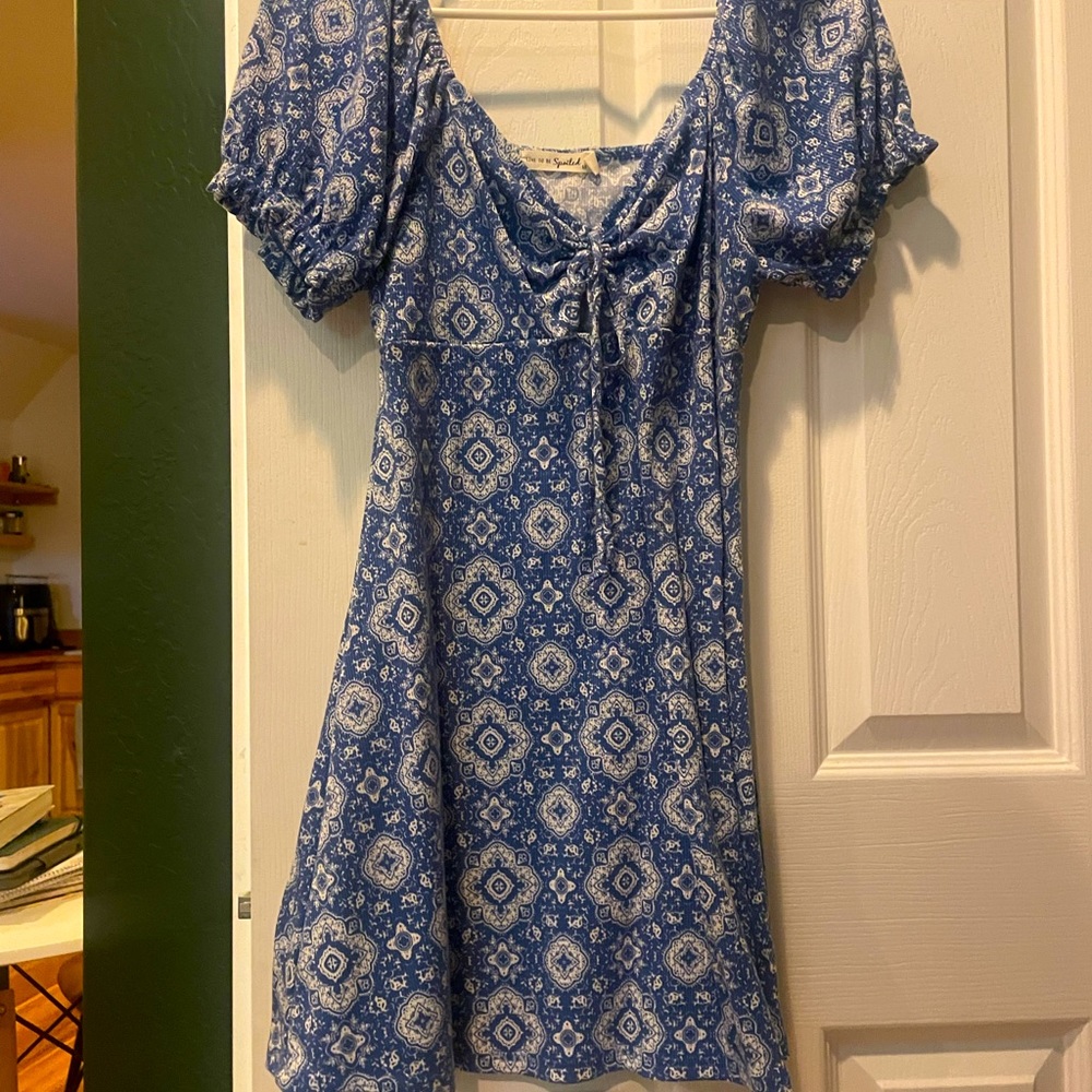 Blue summer dress